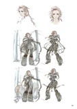 Concept art of H'aanit from the English translation of The Art of Octopath Traveler - 2016-2020.