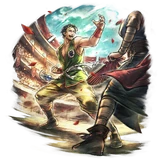 Partitio the Fighter in Octopath Traveler: Champions of the Continent