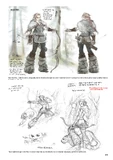 Concept art of H'aanit from the English translation of The Art of Octopath Traveler - 2016-2020.