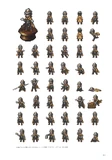 Sprites for Partitio from the art book