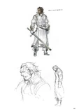 Concept art of Olberic from the English translation of The Art of Octopath Traveler - 2016-2020.