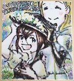 A sketch of Ophilia and Tressa celebrating Octopath Traveler's 1st anniversary by Naoki Ikushima.
