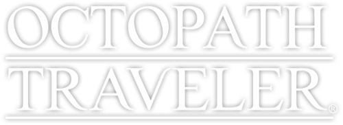 Octopath Traveler Logo (White)