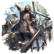 Leon in Octopath Traveler: Champions of the Continent.