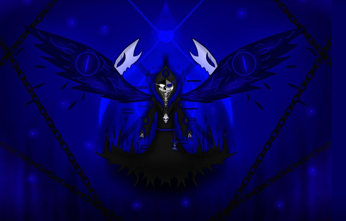 Reaper Sans' Mortal form. Reaper sans, Character art, Undertale HD