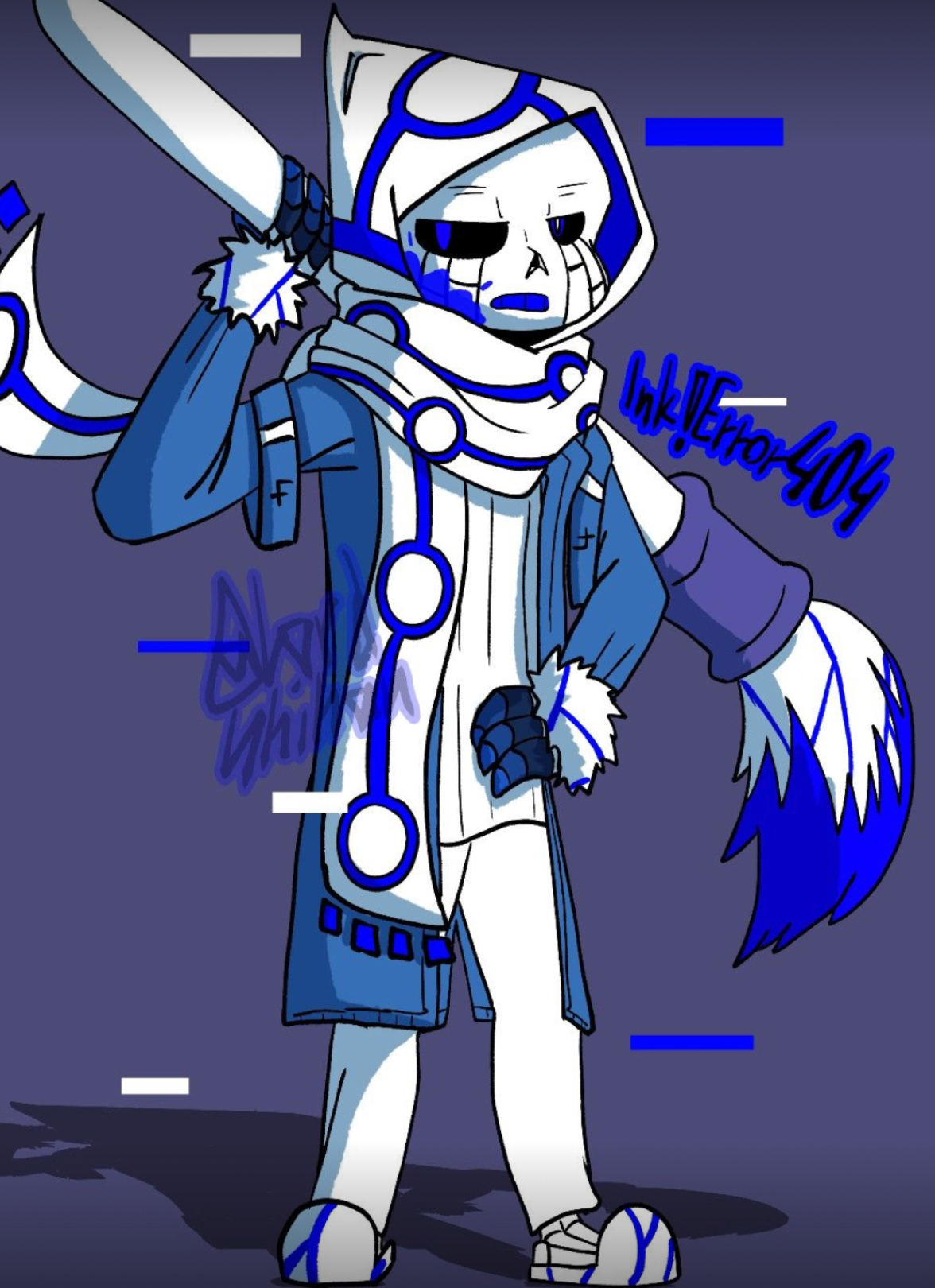 Error404 VS Wiki!Sans (FANON) 