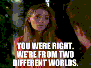 We are from two different worlds - The Gamble