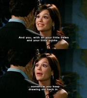  acknowledges the pull and connection between her and 