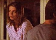 Ryan and Marissa run into each other in the kitchen