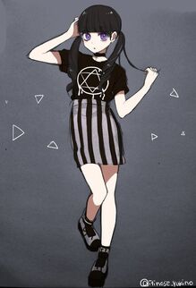 Anime-anime-girl-dark-goth-Favim