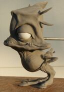 Gabbit clay sculpture