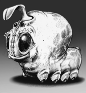 Concept art of a Meetle larvae.