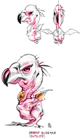 Scrabania Desert Buzzard