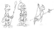 Grubb male soldier concept art