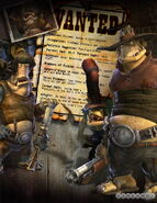 Outlaw Species Promotional Art from Oddworld Inhabitants Promotional Campaign: "Oddworld Just Got a Stranger"