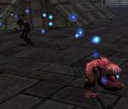 Abe possessing a slog in Munch's Oddysee (PC)