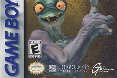 ゲームボーイ - GB☆ODDWORLD Adventures 海外版 北米版 ハガキ