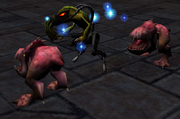 Slig and two slogs in Munch's Oddysee (PC)