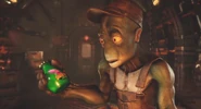 Alf welding a Soulstorm Brew bottle