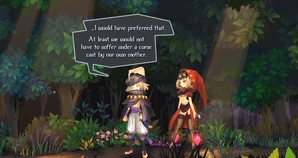 Ingway expressing disgust over the curse he and Velvet are afflicted with.