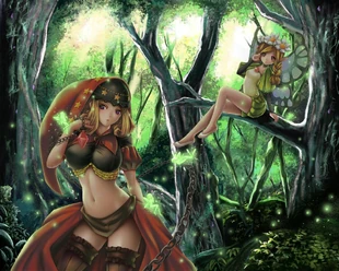Artwork of velvet and Mercedes Residing Tree at elrit forest