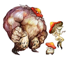 New mushroom-type enemies in Ringford Forest.