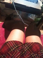 Nyantaro legs crossdressing.jpg (60 KB) Nyantaro's legs while he crossdresses