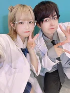 Miyuchii with Bookie