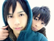 Aoi shirofuku love selca.jpg (44 KB) Shirofuku with Aoi