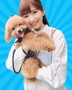 Maam with her dog