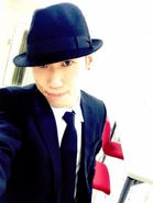 K'suke in fancy attire