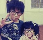 Aoi with Ririri when they were young