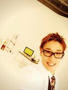 K'suke selca in glasses