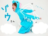 Bookie in his elephant onesie