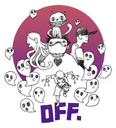 Characters.jpg (110 KB) An image depicting the main characters of OFF (including Sugar, strangely).