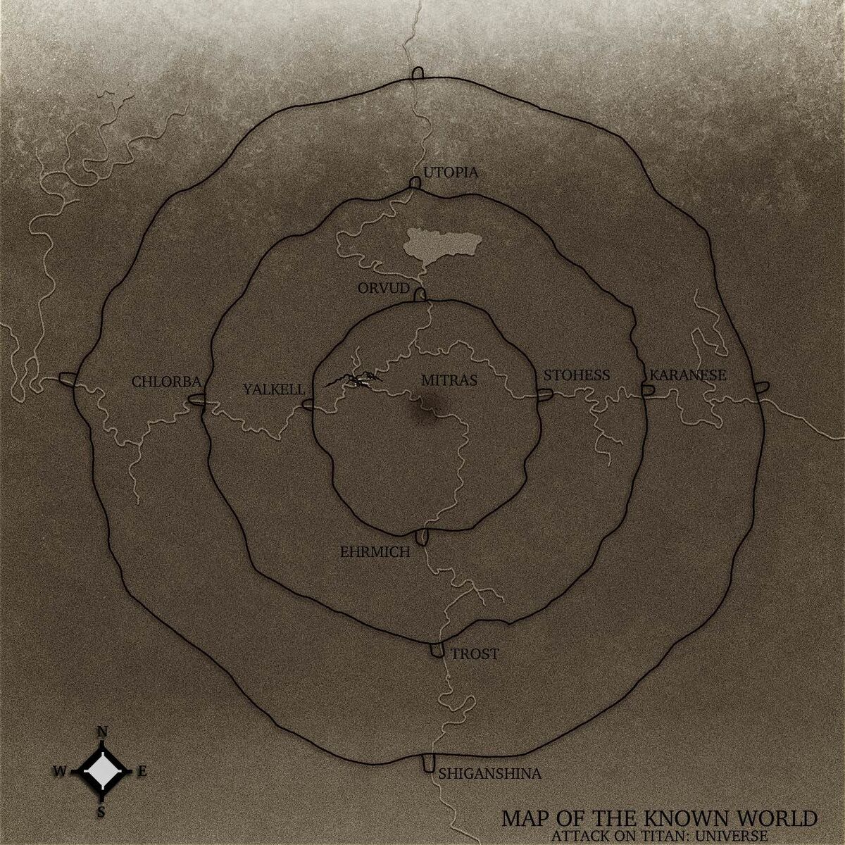The Known World | Attack on Titan: Universe Wiki | Fandom