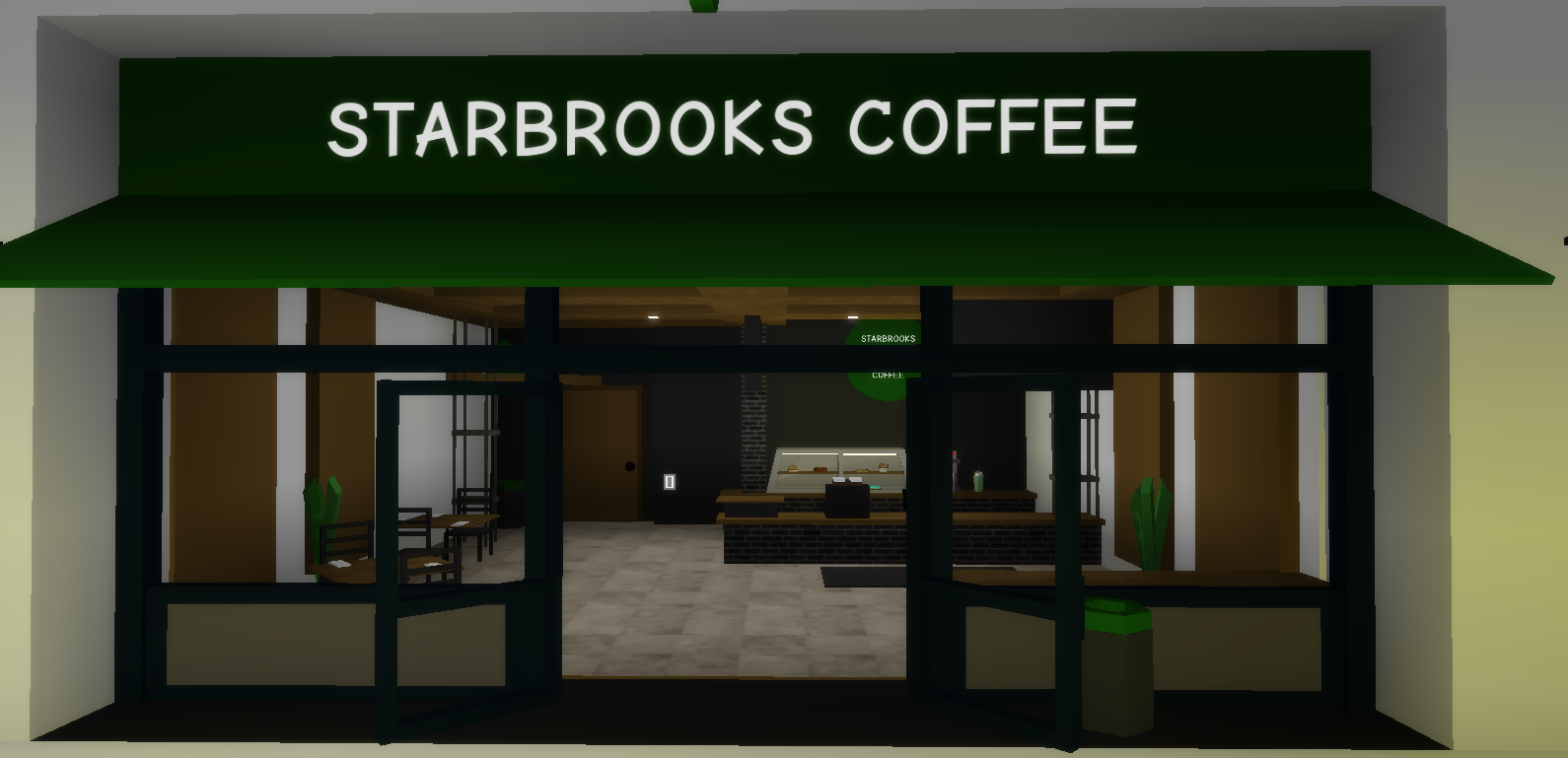 Starbucks!.I mean StarBLOX coffee! - Roblox