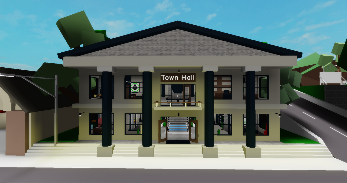 BROOKHAVEN TOWN ON BLOXBURG! (Roblox) 