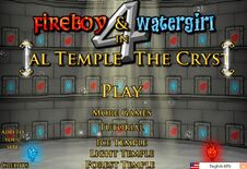 FireBoy and WaterGirl 4: The Crystal Temple Walkthrough part 1/3, First  Levels - New Adventure Games 