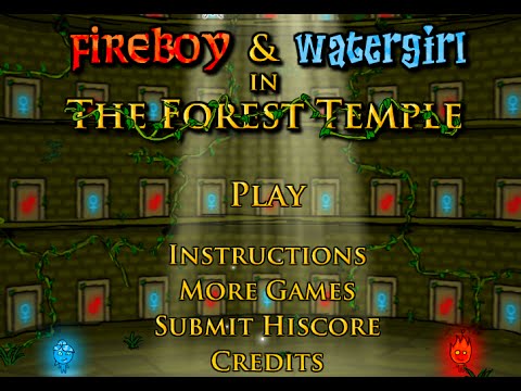 Play Fireboy & Watergirl 2: The Light Temple online on GamesGames