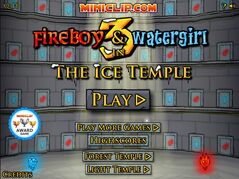 Fireboy And Watergirl 3 Ice Temple - Play Fireboy And Watergirl 3