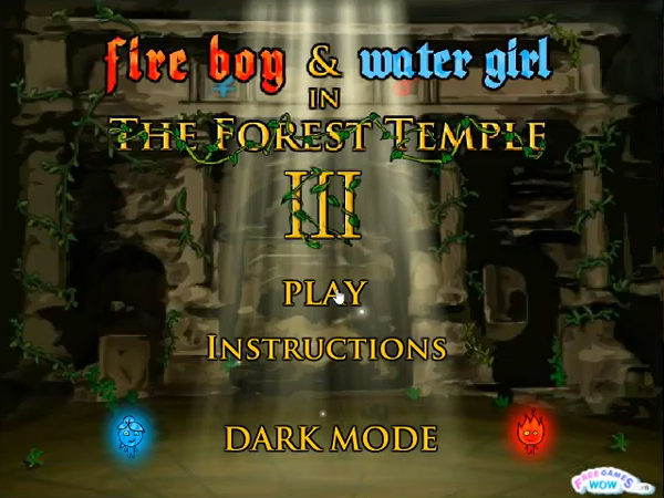 Fireboy and Watergirl Light Temple Level 5 