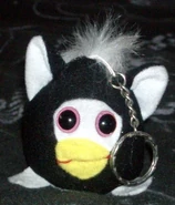 A black and white Shaking Pocket Pet