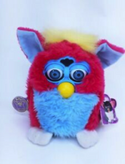 Sherbet Furby hot pink light blue yellow with tag