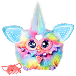 Playing Freeze Dance with the new 2023 Coral Furby! My 5 yo has lots o, furby