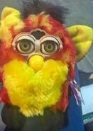 Rusty Dots Furby w/Green eyes