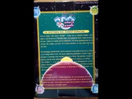 The story of Wonder Space Robo in Spanish at the back of a Space Robo's box