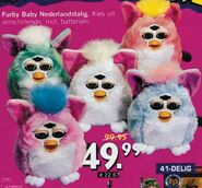 Furby Babies appearing in a Dutch magazine (Traditie, 2001)