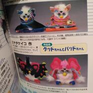 Some Furby outfits shown in Furby Club 2