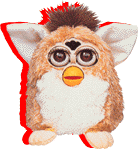 A bear Furby from the Japanese Furby website